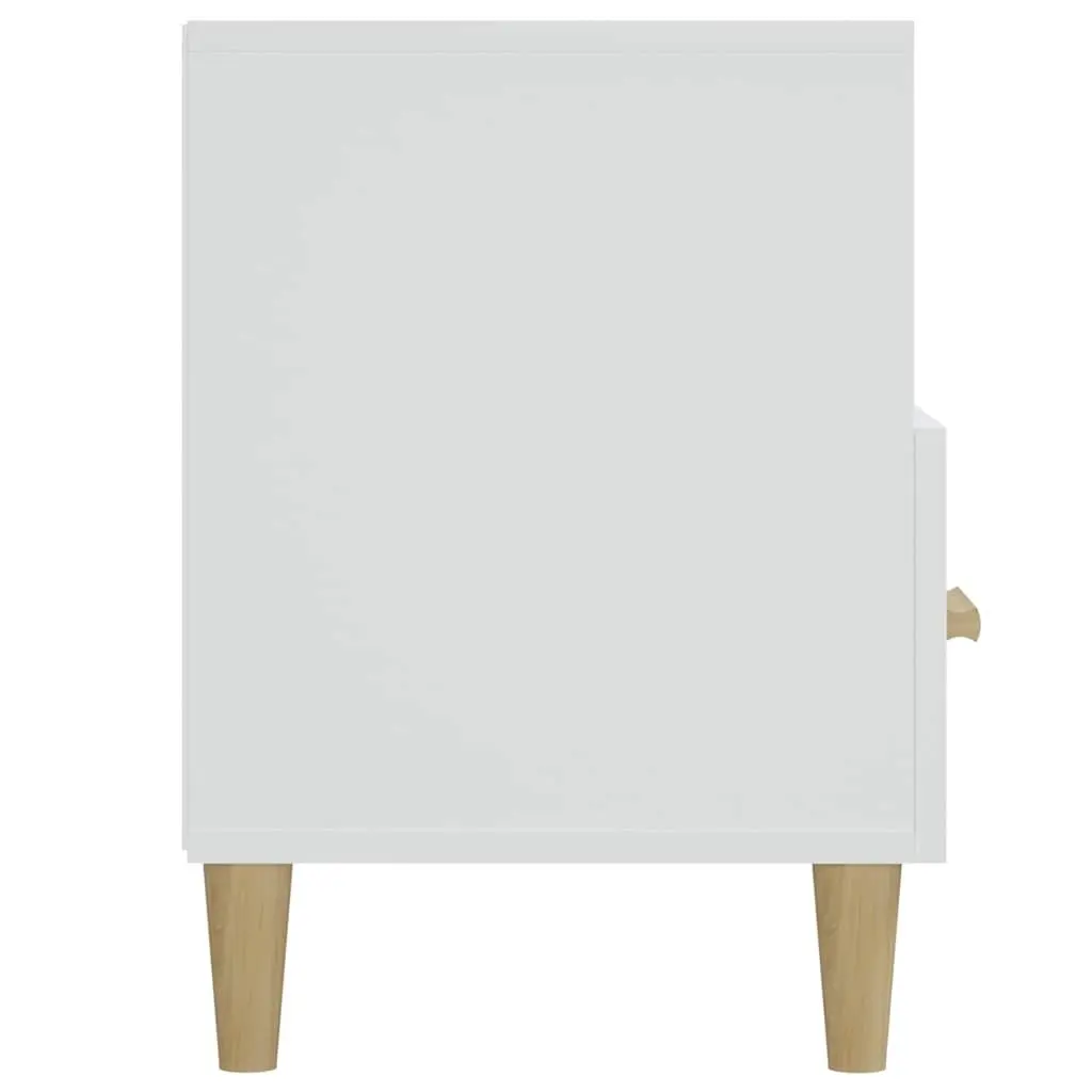 TV Cabinet Living Room High Gloss White Modern Media Unit 102 x 36 x 50 cm