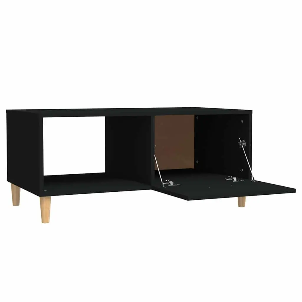 Coffee Table Living Room Black 89.5 x 50 x 40 cm