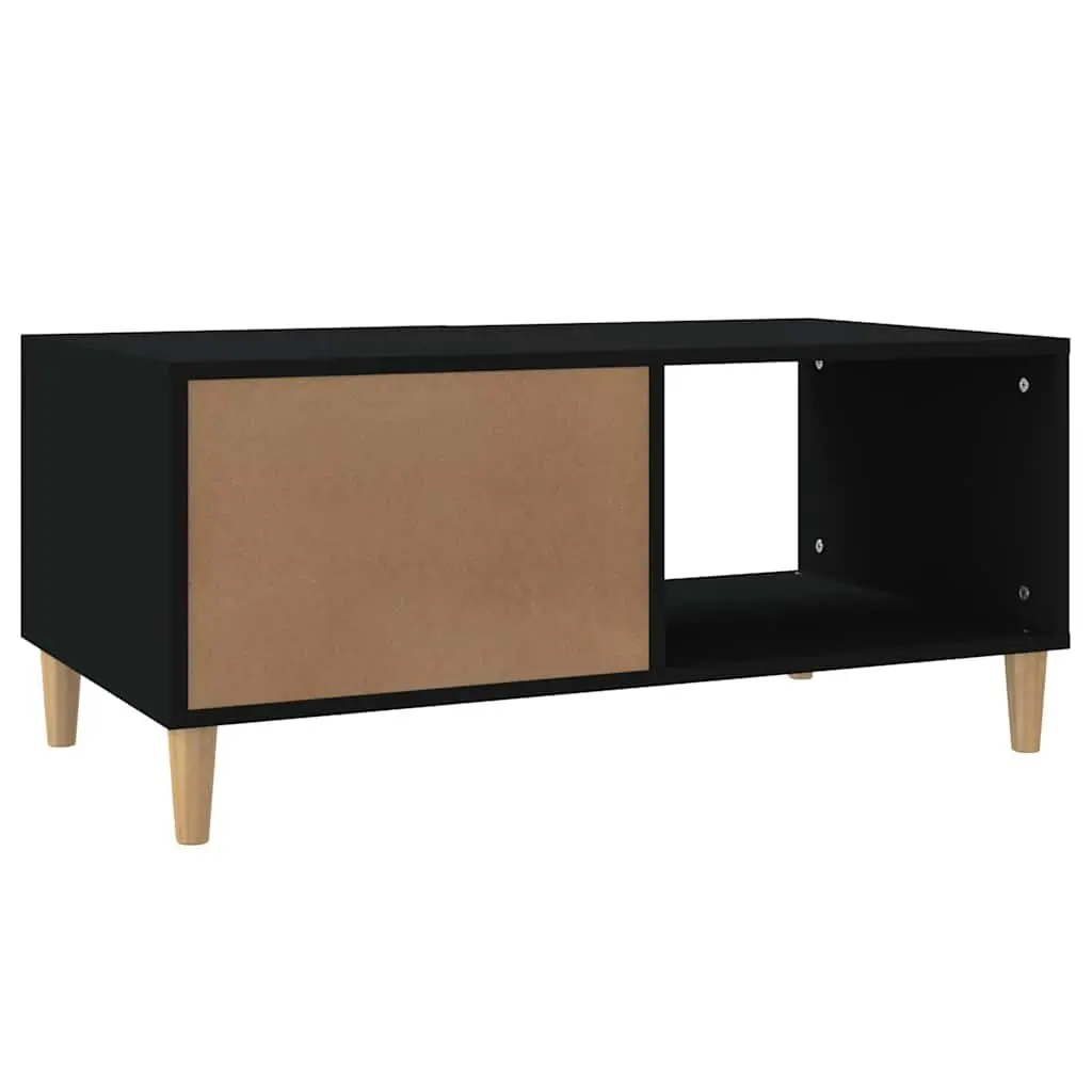 Coffee Table Living Room Black 89.5 x 50 x 40 cm