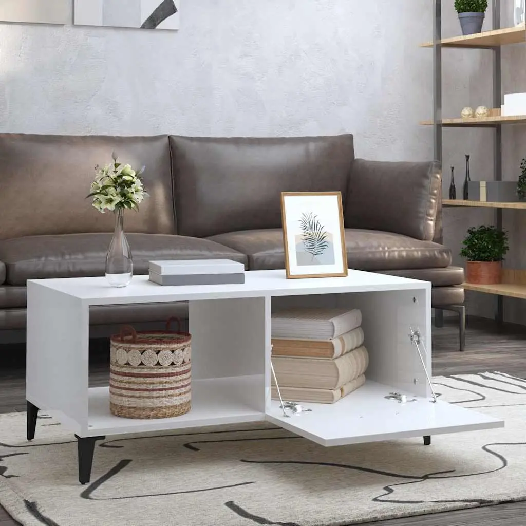 High Gloss White Coffee Table