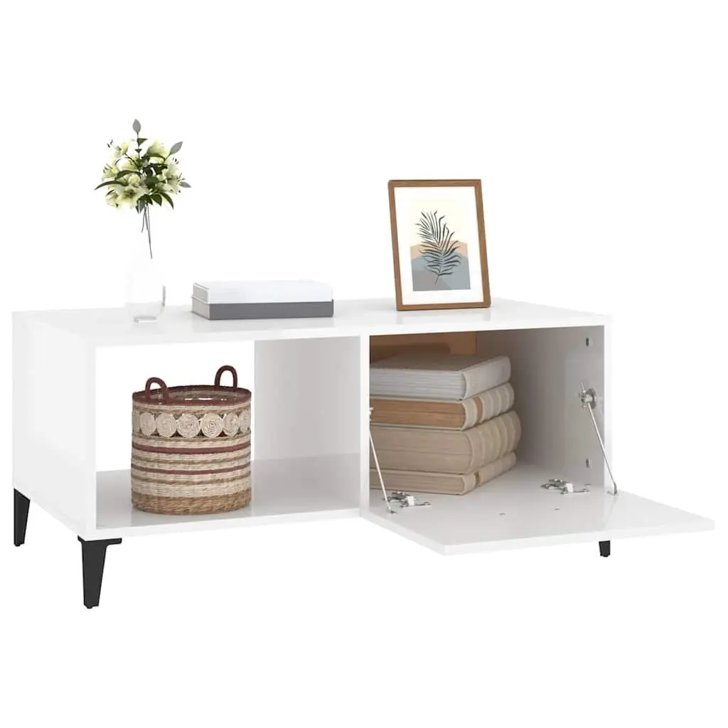 High Gloss White Coffee Table