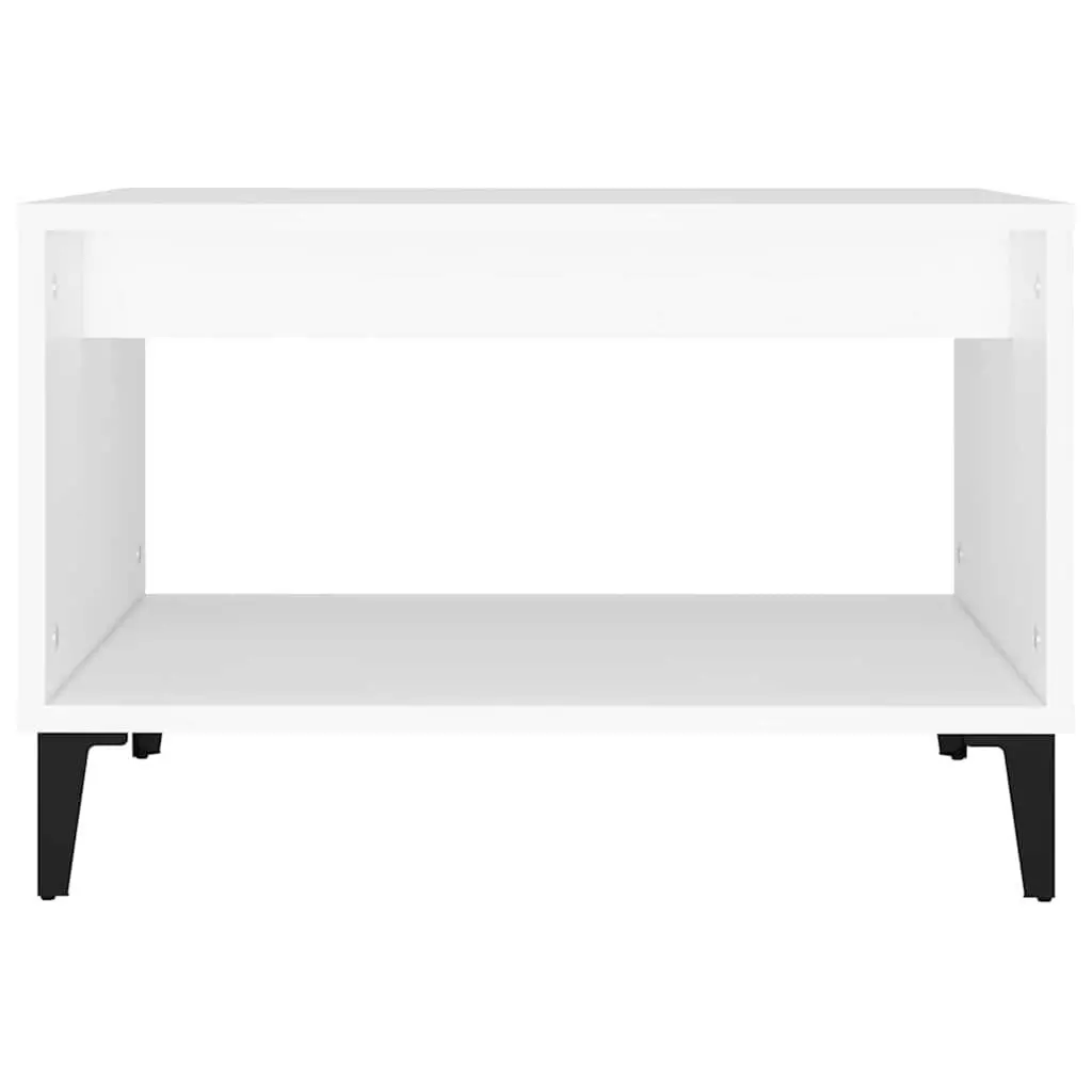 Coffee Table Living Room White 60L x 50W x 40H cm