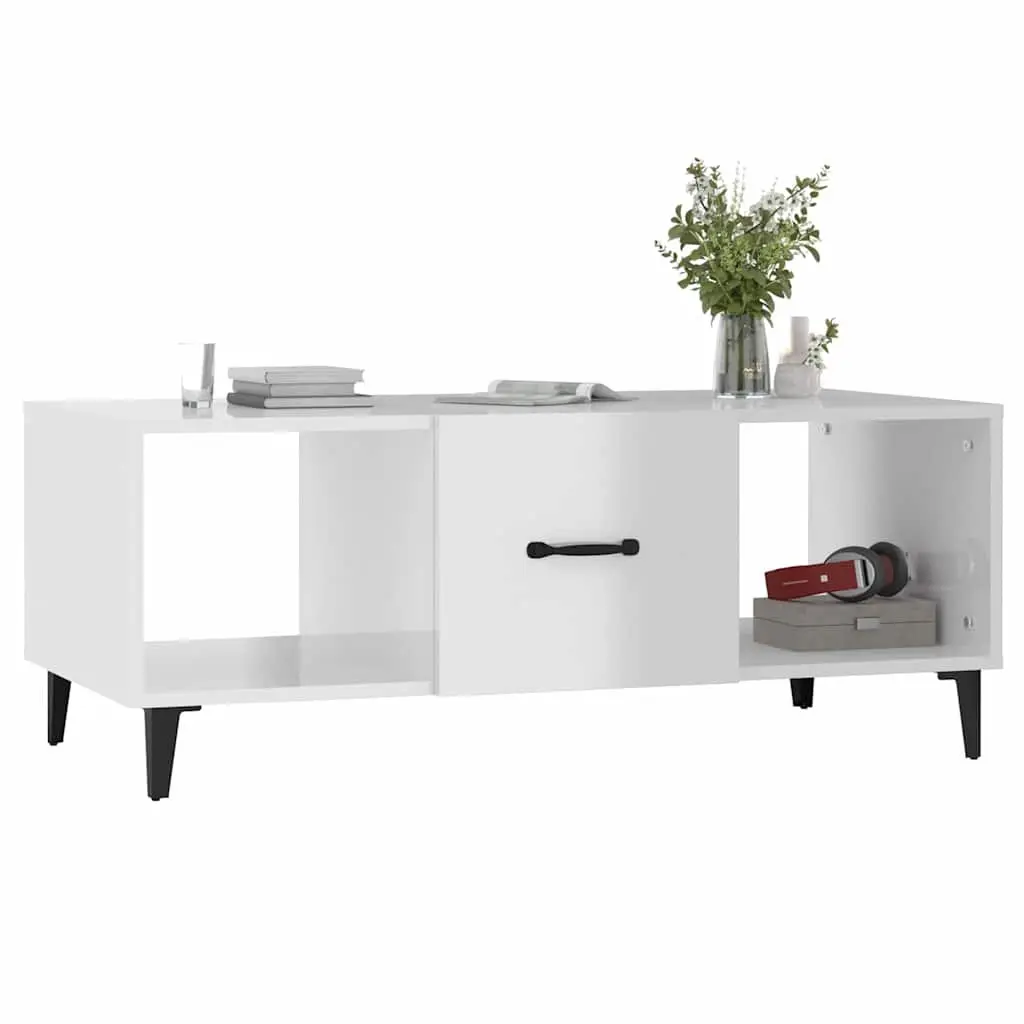 Coffee Table in High Gloss White