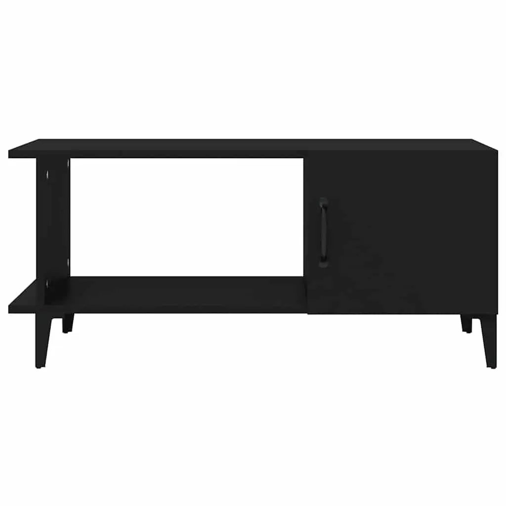 Engineered Wood Coffee Table, 90x50x40 cm, Black