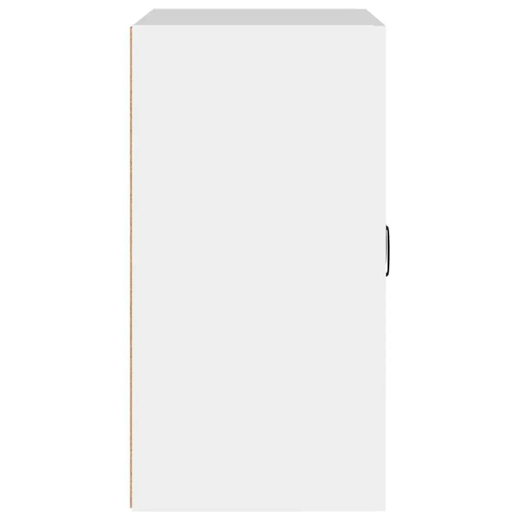 Wall Cabinet White Storage 60x31x60 cm Engineered Wood 2 Door Floating