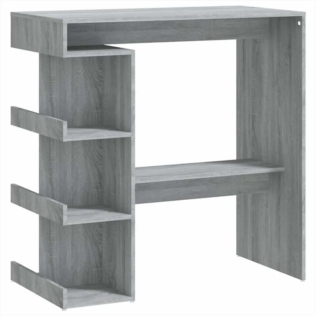 Bar Table for Kitchen Dining Grey 100L x 50W x 101.5H cm