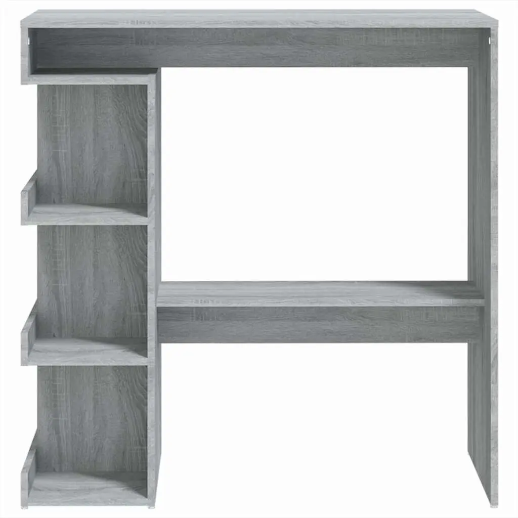 Bar Table for Kitchen Dining Grey 100L x 50W x 101.5H cm