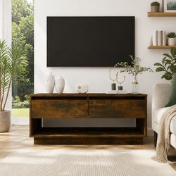 Dimensions and Features of Brown TV Cabinet 102x41x44 cm