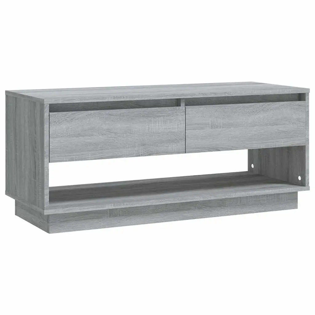 TV Cabinet Living Room Grey Sonoma Engineered Wood 102 x 41 x 44 cm