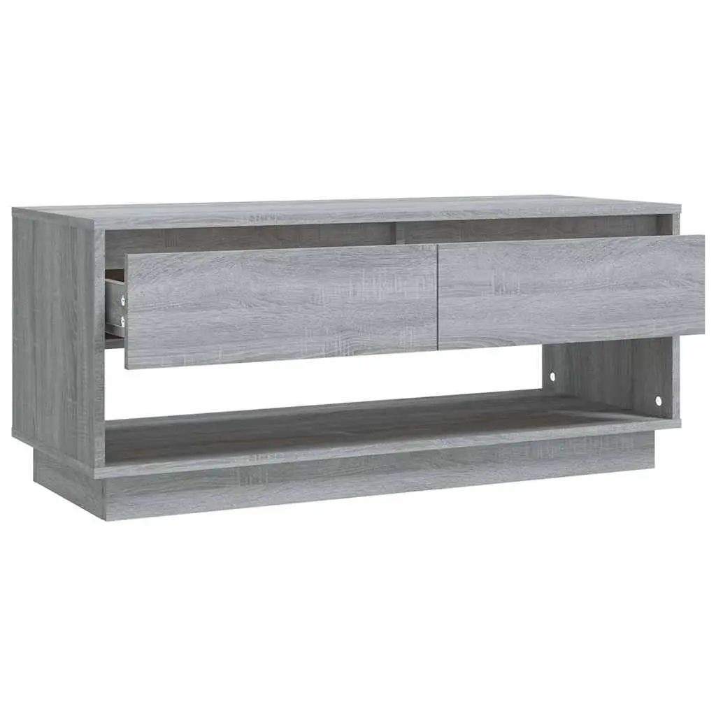 TV Cabinet Living Room Grey Sonoma Engineered Wood 102 x 41 x 44 cm