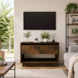 TV Cabinet Dimensions: 70 x 41 x 44 cm, 2 Drawers Included
