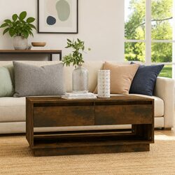 Coffee Table Dimensions: 102.5 x 55 x 44 cm with Storage