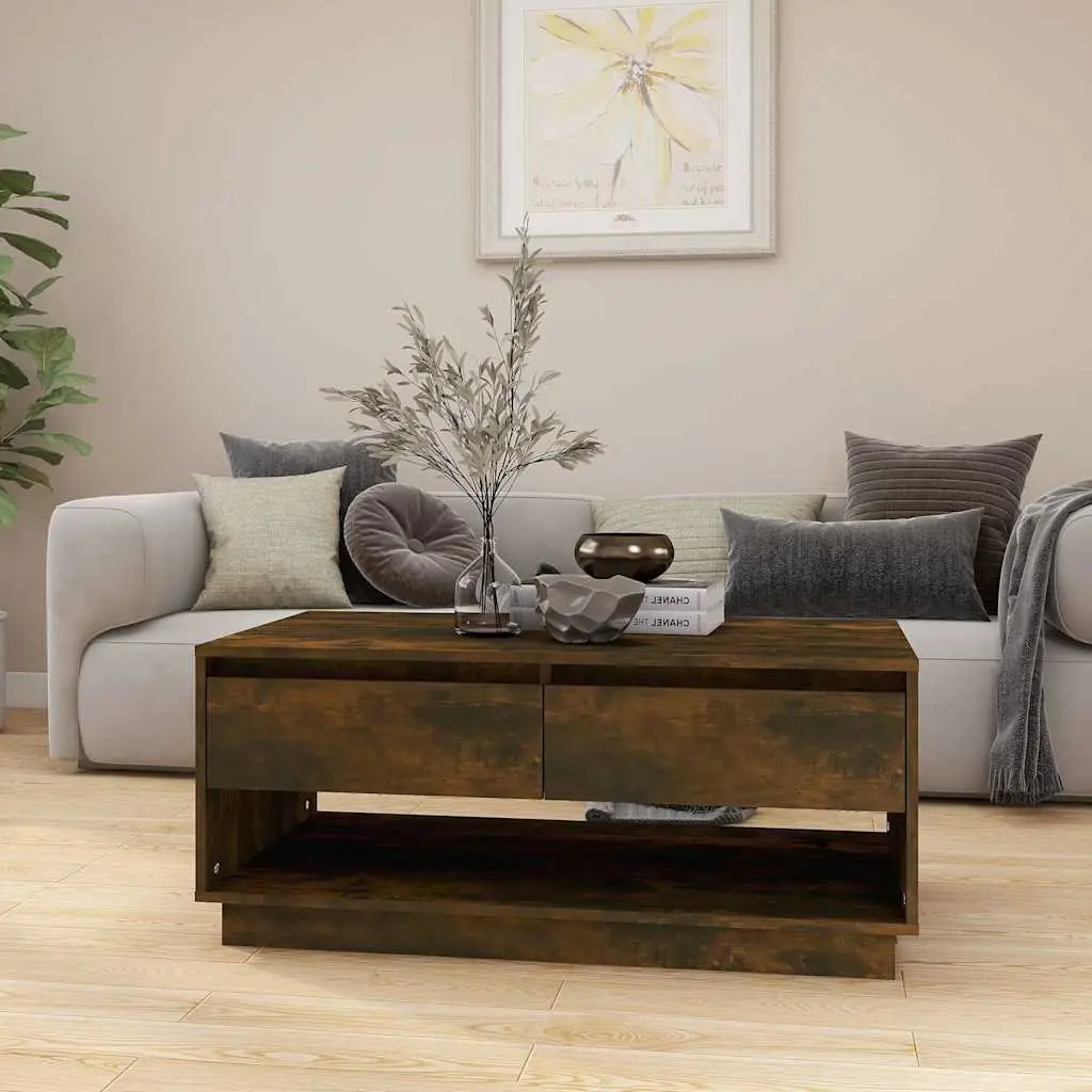 Coffee Table with Storage Drawers Modern Design Living Room Accent Furniture