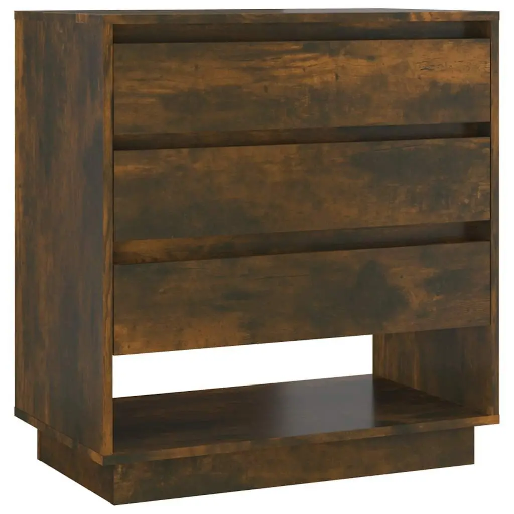 Sideboard for Home Brown Engineered Wood 3 Drawers 1 Compartment