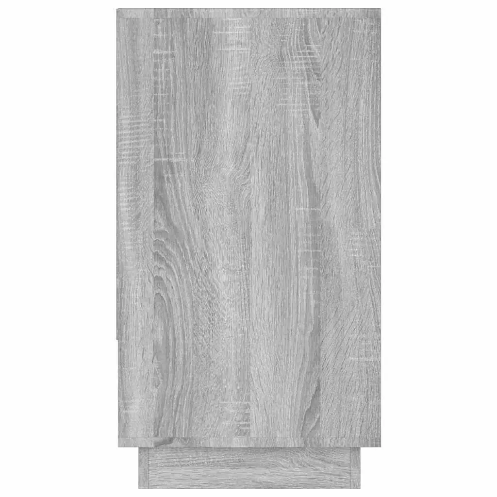 Sideboard Grey Sonoma Storage Cabinet with 3 Drawers 1 Compartment Home