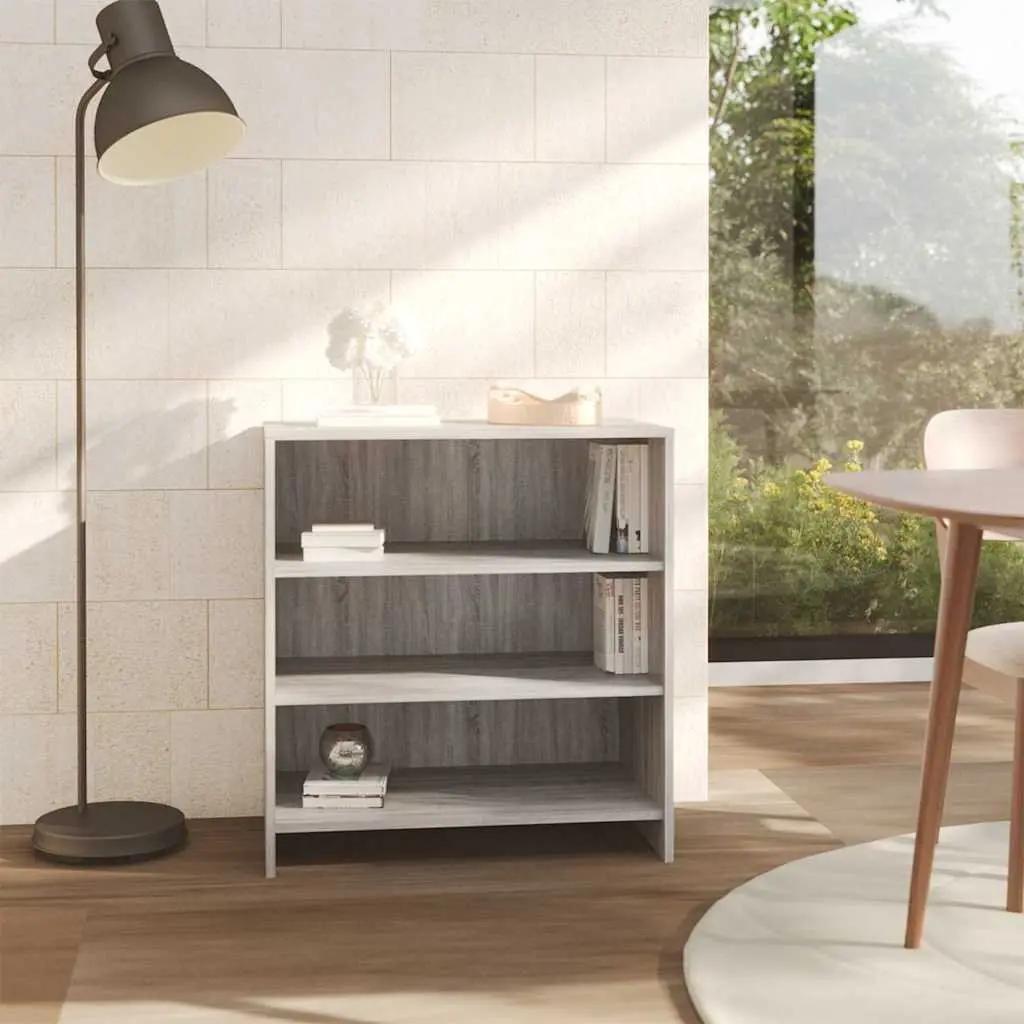 Sideboard Storage Cabinet for Living Room Dining Area Bedroom Grey 70 x 40.5 x 75 cm