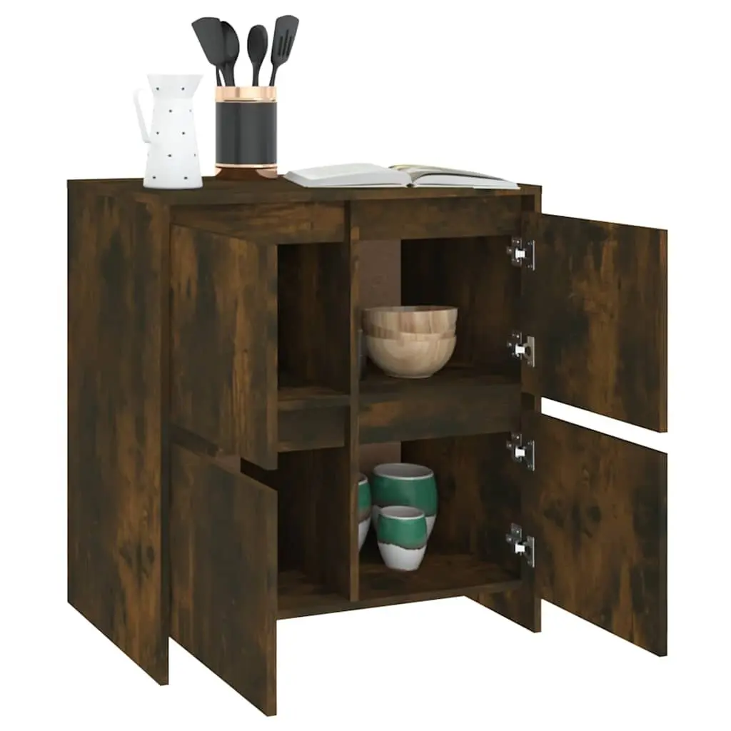 Brown Storage Sideboard with 4 Doors