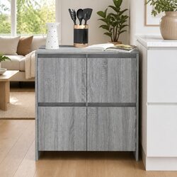 Sideboard Dimensions: Grey Sonoma Storage Cabinet 70x41x75 cm