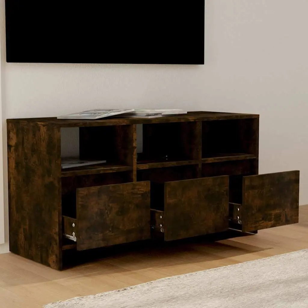 TV Cabinet Brown Living Room 102 x 37.5 x 52.5 cm