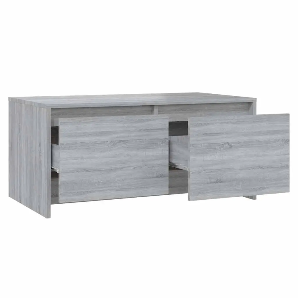 Coffee Table Living Room Grey 90L x 50W x 41.5H cm