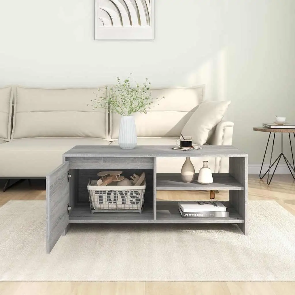 Grey Modern Coffee Table for Living Rooms