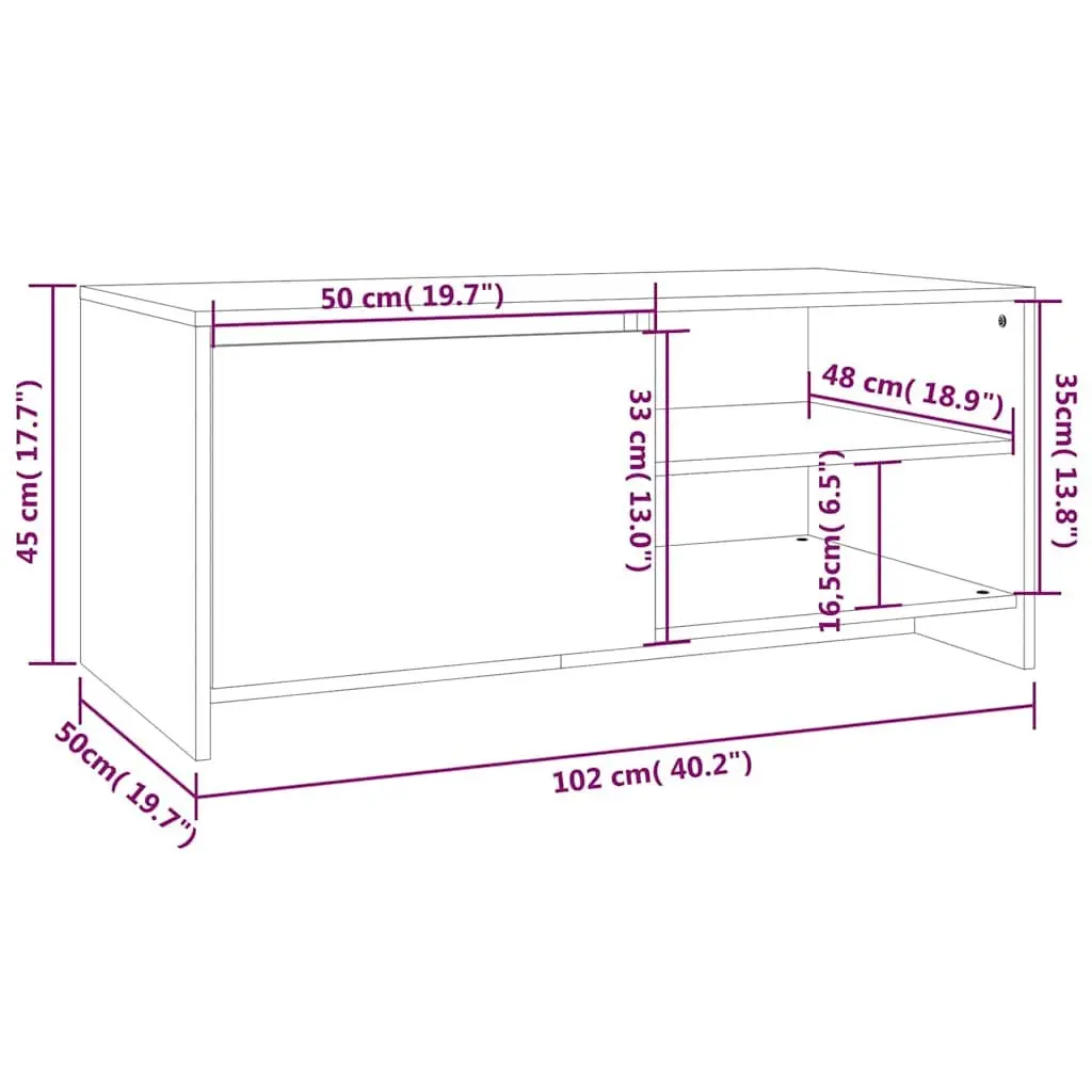 Grey Modern Coffee Table for Living Rooms