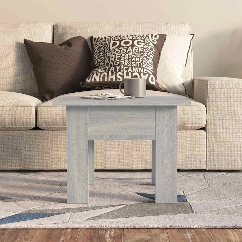 Coffee Table Living Room Grey 55W x 55D x 42H cm