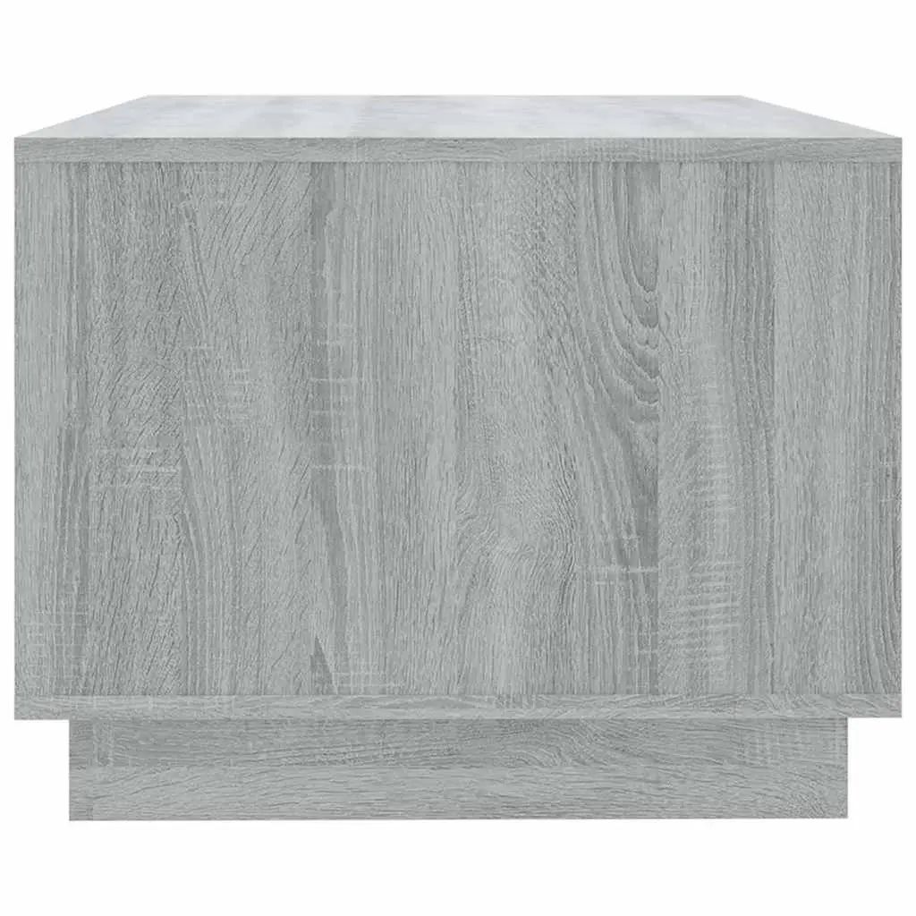 Coffee Table Grey Sonoma Modern Design Living Room Storage Shelves Accent
