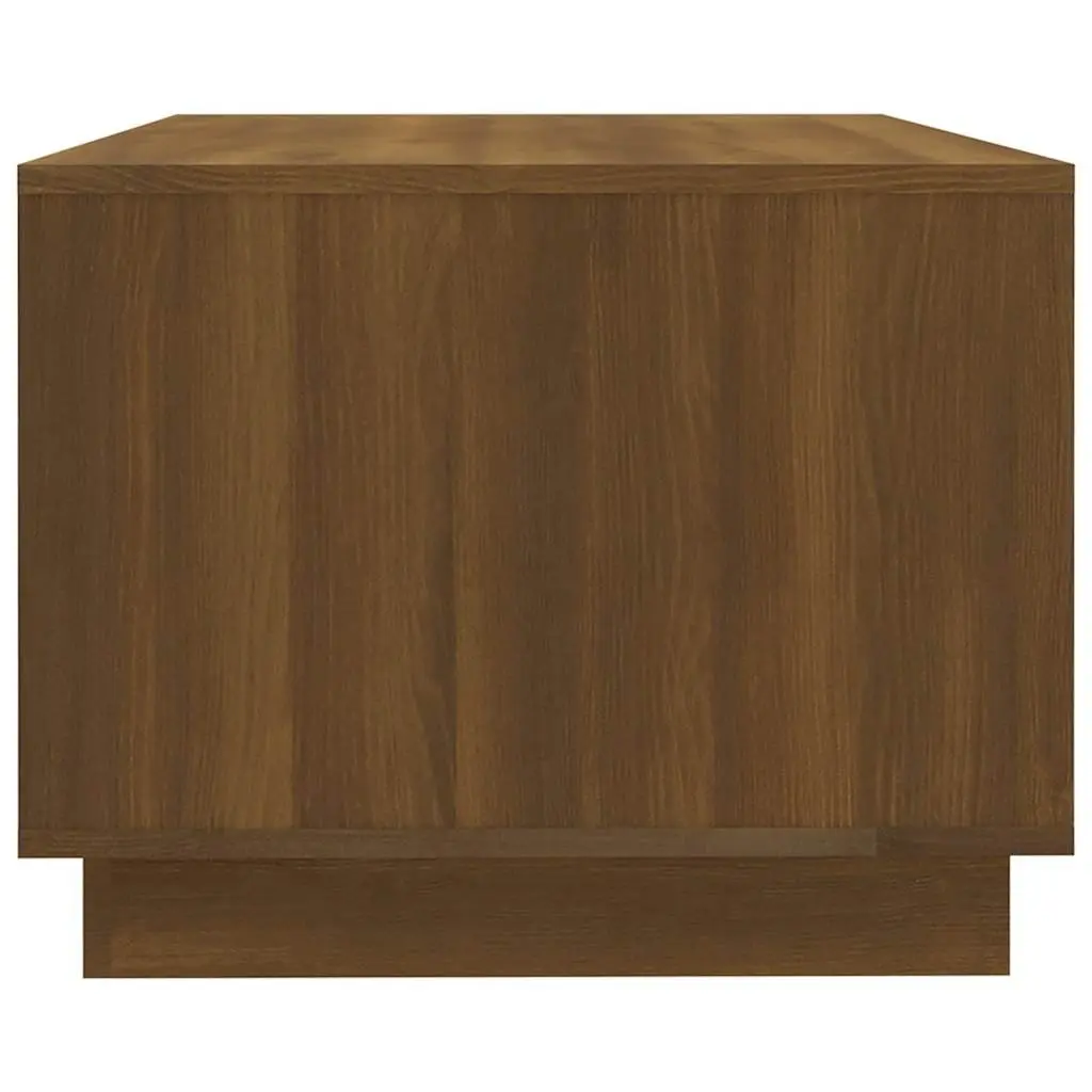 Coffee Table Modern Design Brown Storage Shelves Living Room Accent Furniture