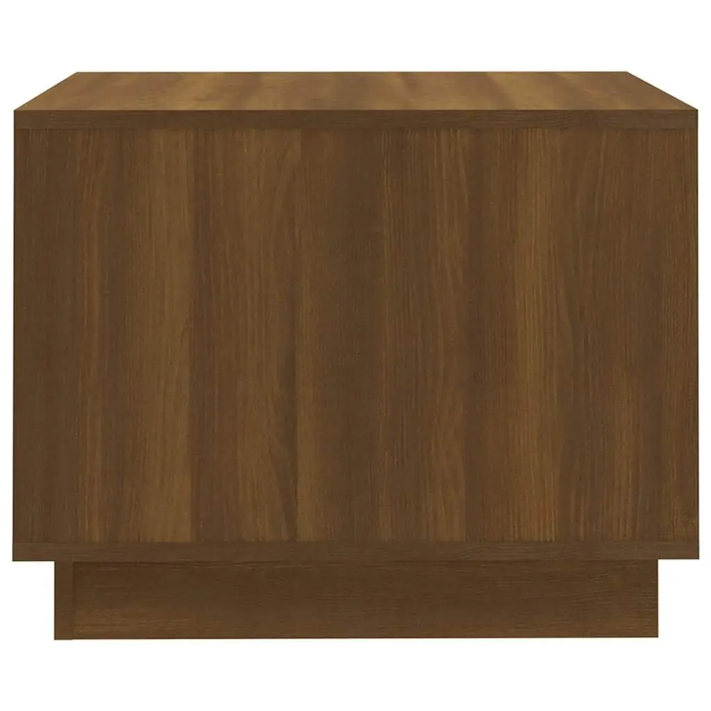 Coffee Table Living Room Brown Oak 55W x 55D x 43H cm