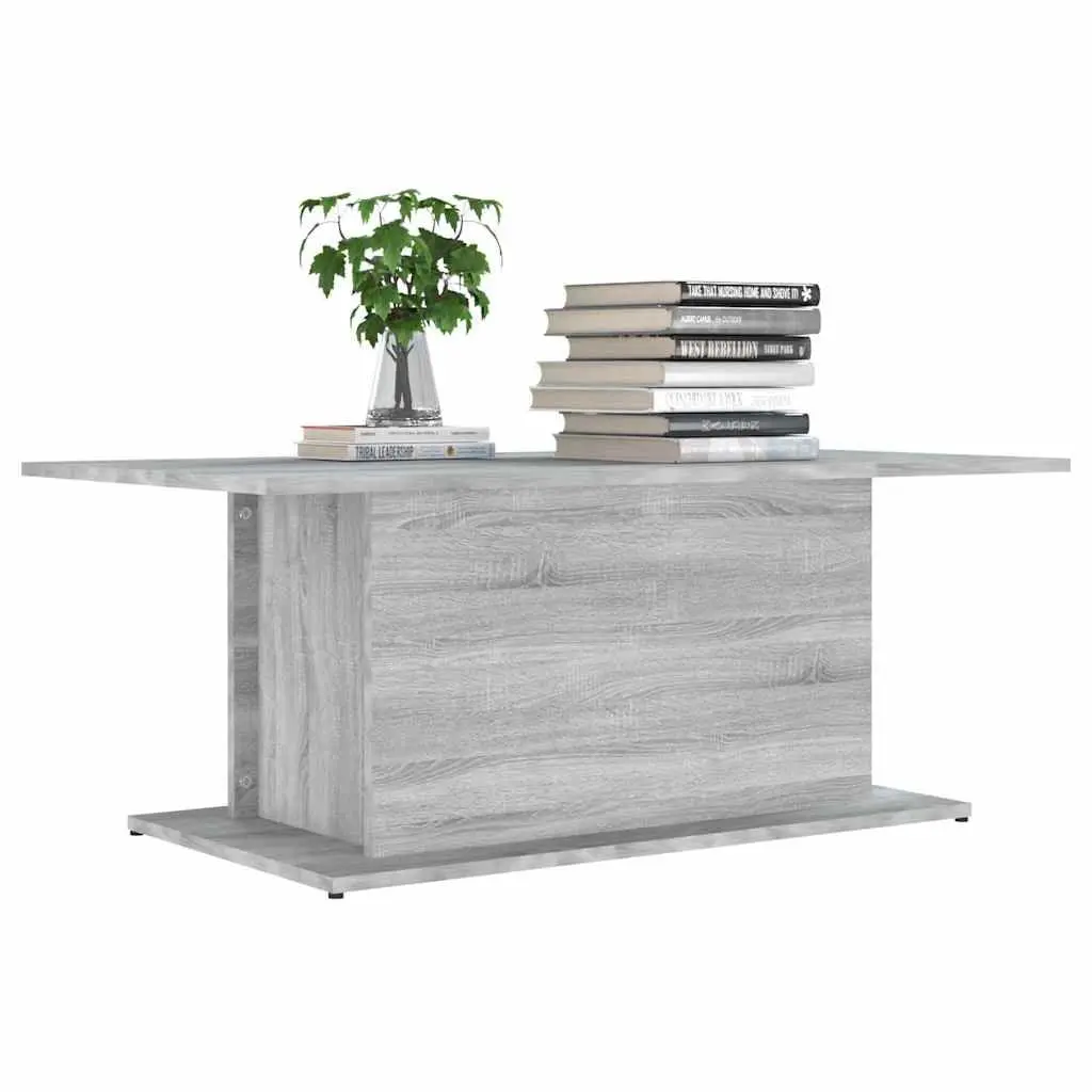Coffee Table Grey Sonoma Living Room Accent Furniture Easy Clean Durable