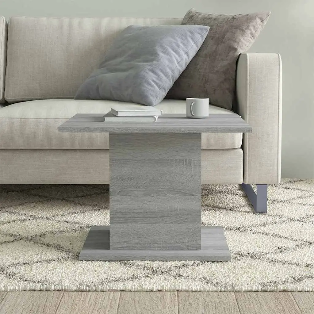 Grey Engineered Wood Coffee Table