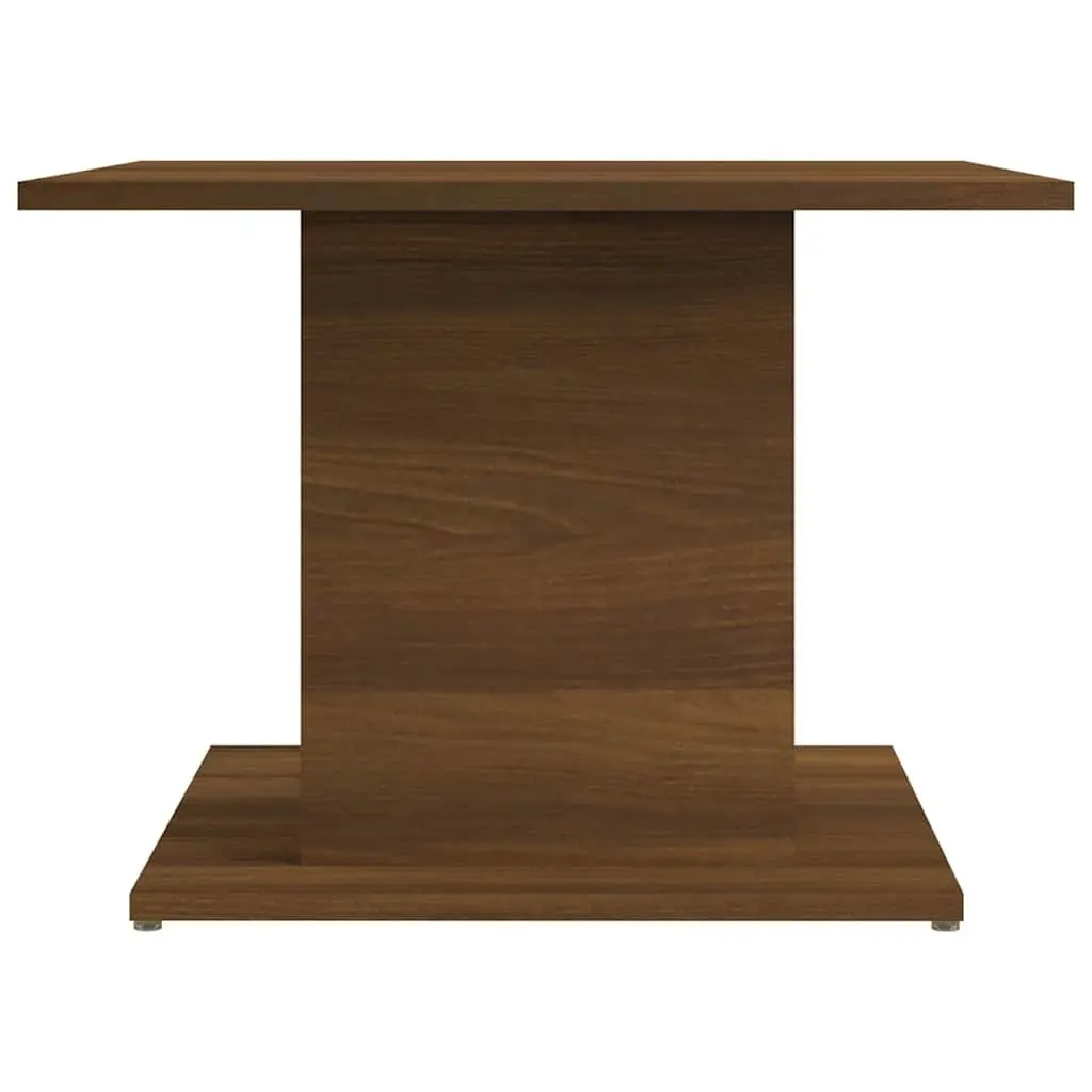 Coffee Table Living Room Brown Oak Engineered Wood 55.5 x 55.5 x 40 cm