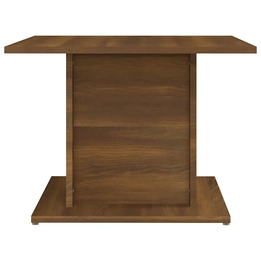 Coffee Table Living Room Brown Oak Engineered Wood 55.5 x 55.5 x 40 cm