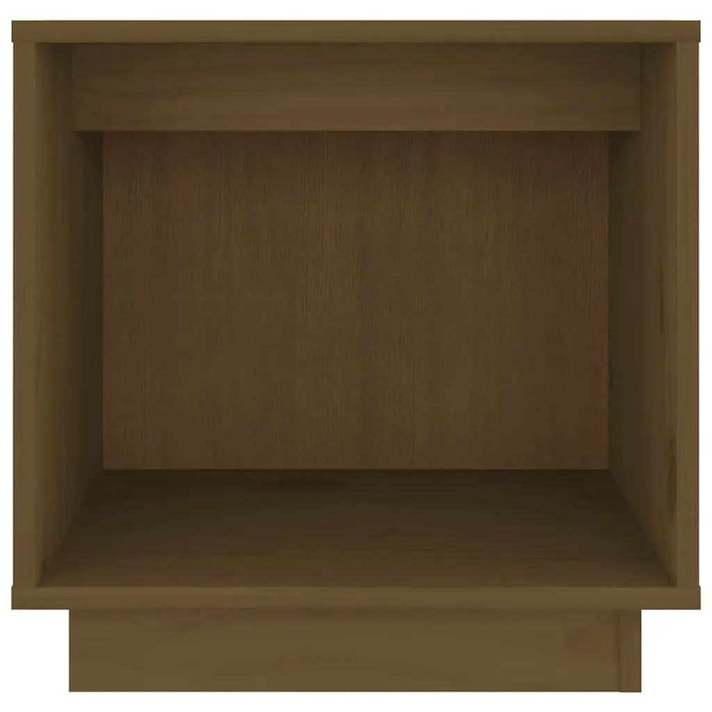 Bedside Table Bedroom Brown Wooden Nightstand Storage Organiser 40x30x40cm