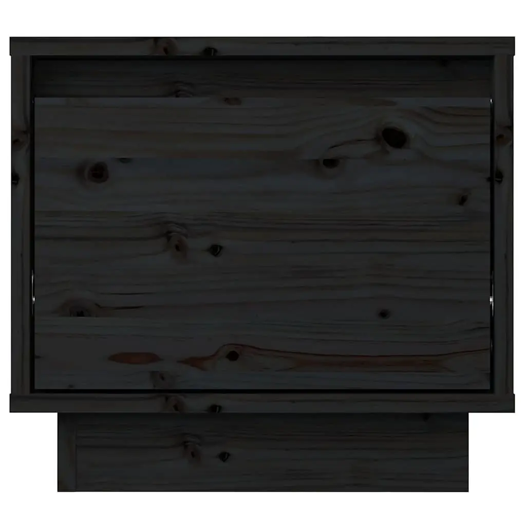 Bedside Cabinets for Bedroom 35x34x32 cm Black 2 Piece Storage Side Tables Nightstand