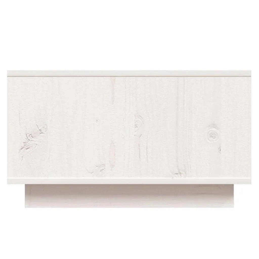 Coffee Table Living Room White Wooden Storage Drawer 55 x 56 x 32 cm