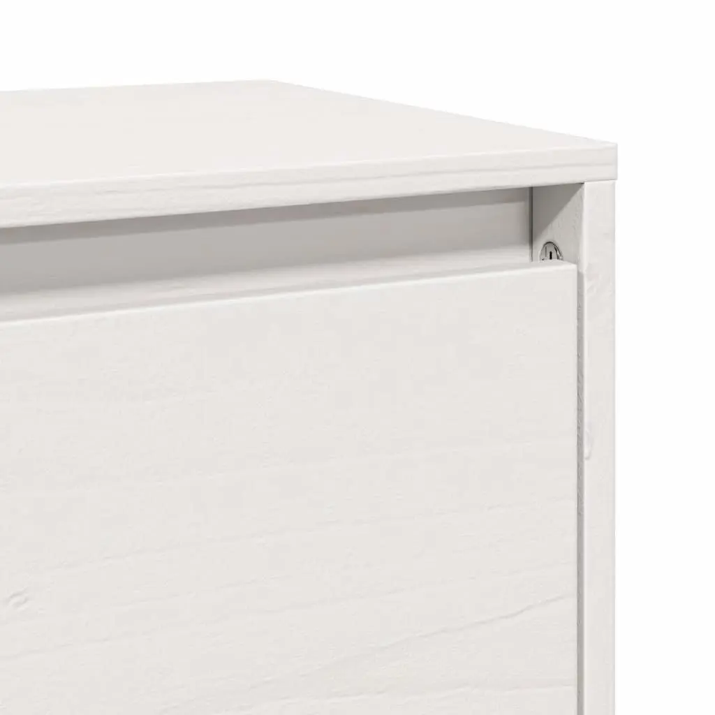 Wall Cabinet Living Room Bedroom Hallway 100x30x35 cm White Wooden