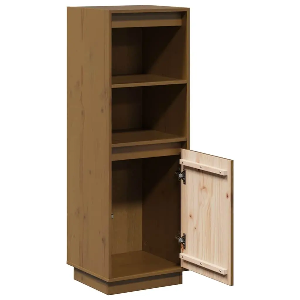 Highboard Solid Wood Storage Cabinet Brown Sideboard Cupboard Shelves Organiser