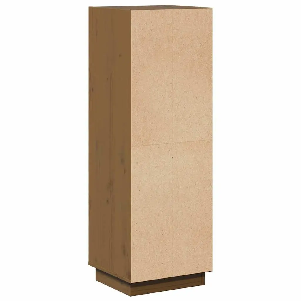 Highboard Solid Wood Storage Cabinet Brown Sideboard Cupboard Shelves Organiser