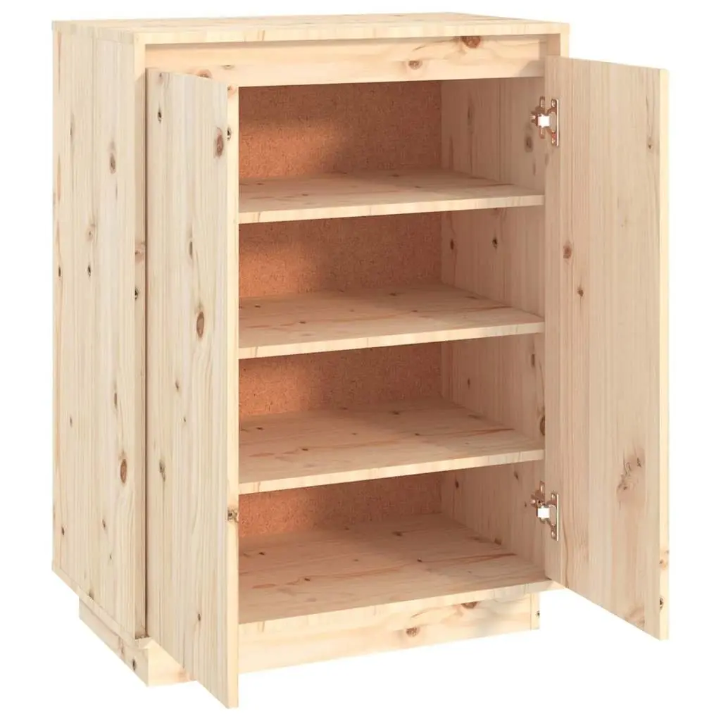 Shoe Cabinet Storage Organizer Brown Wooden Footwear Rack Display Stand