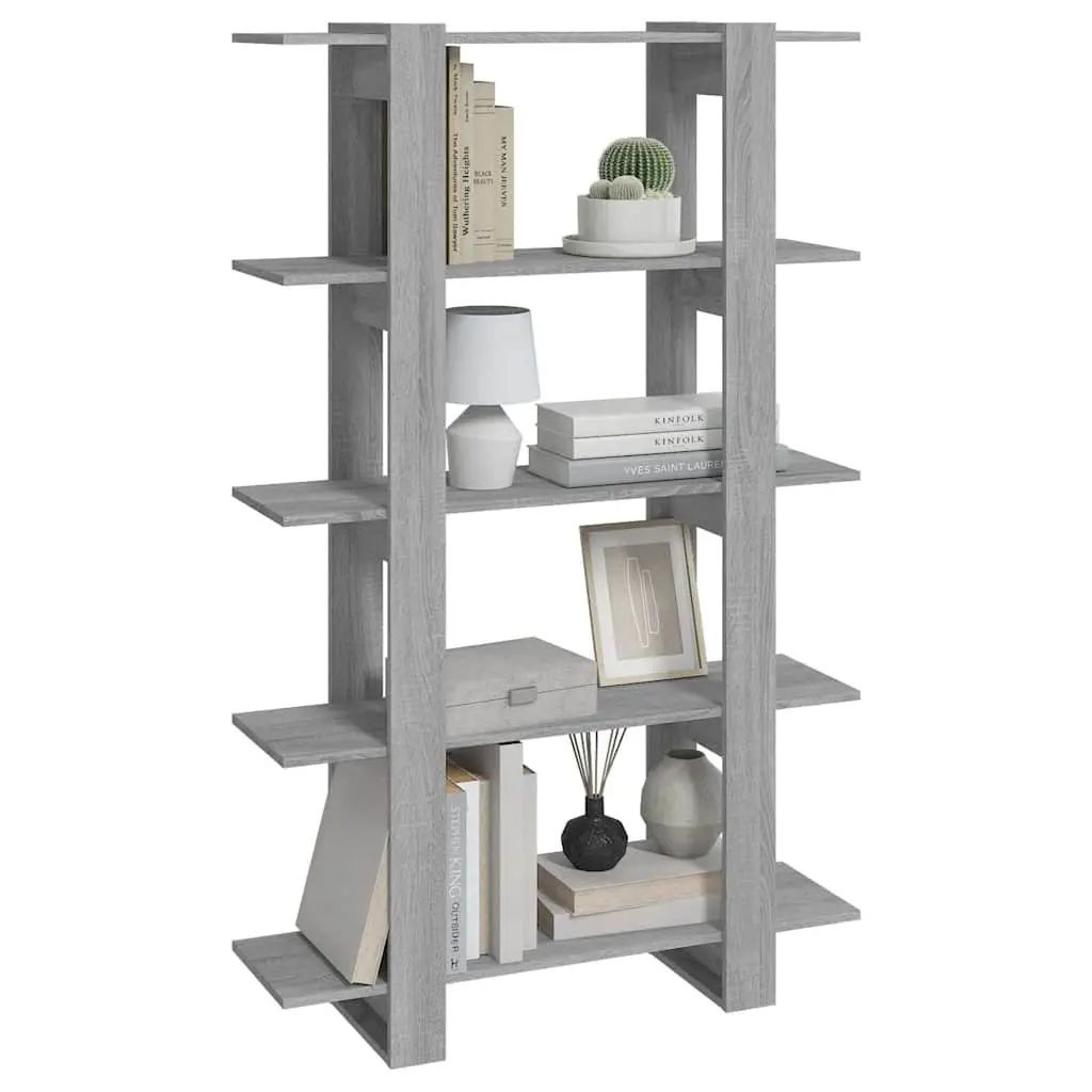 Book Cabinet Room Divider Grey Sonoma Shelving Unit Storage Organiser