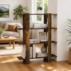 Book Cabinet Dimensions: 100 x 30 x 123.5 cm Storage Organizer