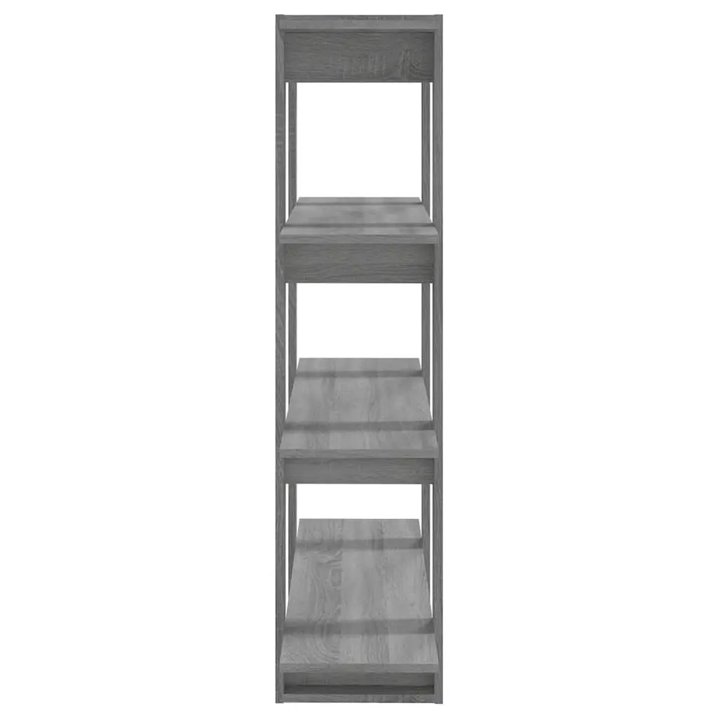 Book Cabinet Room Divider Grey Shelving Unit Storage Organiser Bookshelf Stand