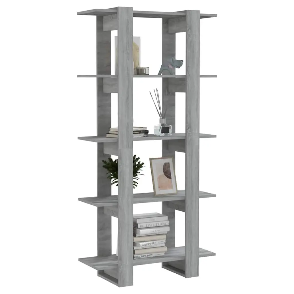 Grey Sonoma Engineered Wood Book Cabinet