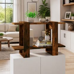Brown Book Cabinet: Dimensions 80x30x51 cm, Durable Design