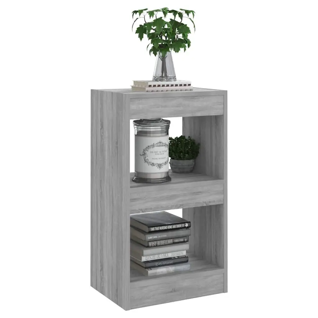Book Cabinet Room Divider Grey Shelving Storage Display Organiser
