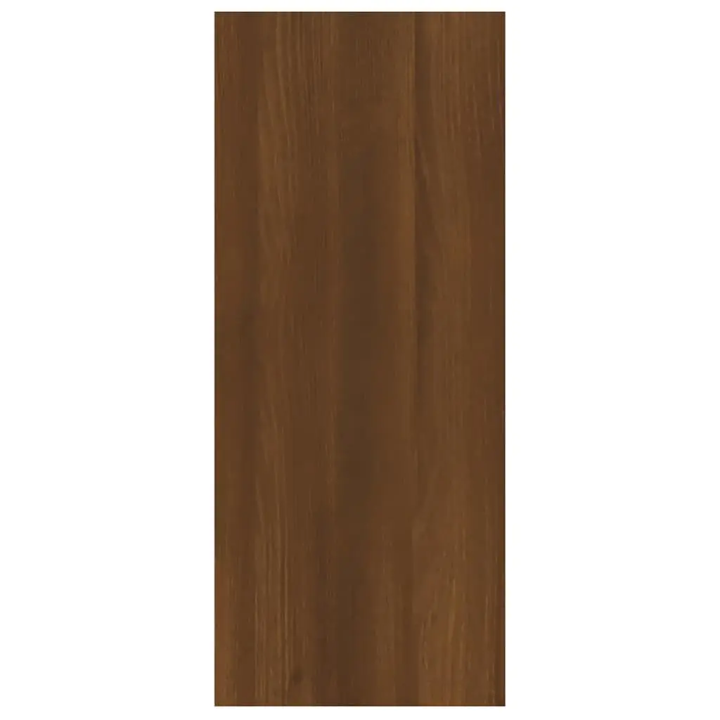 Brown Oak Book Cabinet Room Divider Shelving Unit 60W x 30D x 72H cm