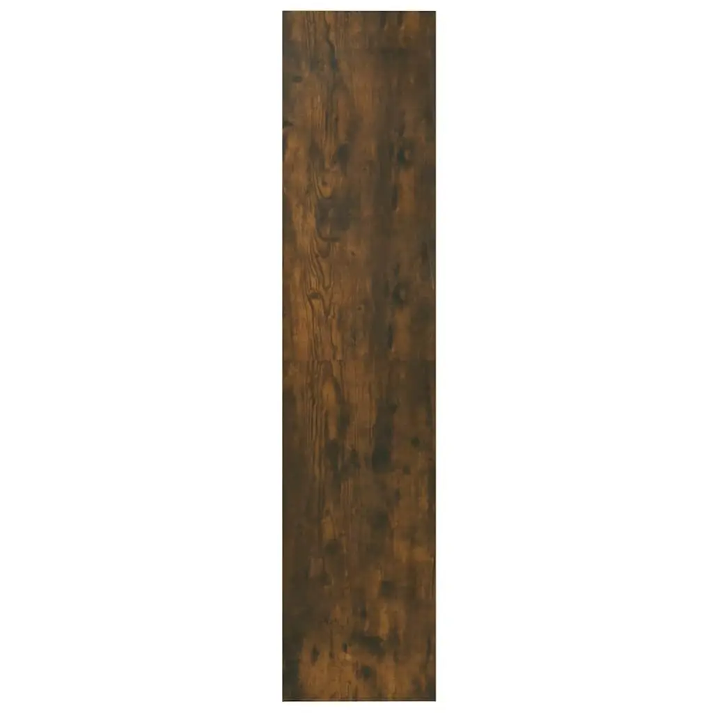 Book Cabinet Room Divider Smoked Oak Engineered Wood Bookshelf 60W x 30D x 135H cm