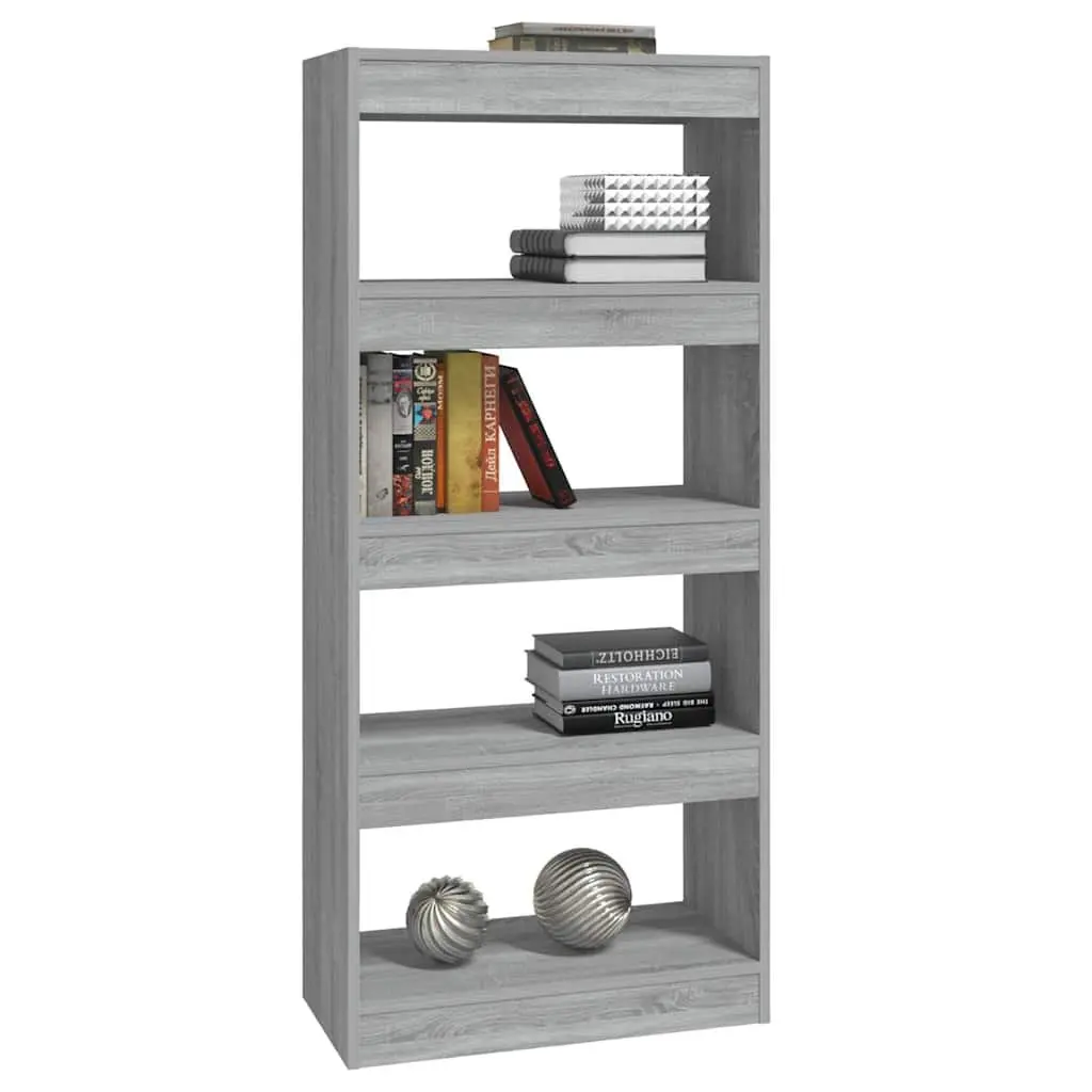 Grey Sonoma Book Cabinet Room Divider